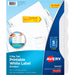 Avery® Big Tab Printable Label Dividers, Easy Peel Labels, 5 Tabs - 20 x Divider(s) - 5 - 5 Tab(s)/Set - 8.5" Divider Width x 11" Divider Length - 3 Hole Punched - White Paper Divider - White Paper Tab(s) - 20% Recycled - 1 Pack