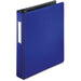 Business Source 1.5" D-Ring Binder - 1 1/2" Binder Capacity - 375 Sheet Capacity - Fastener: Slant D-Ring - Pocket: Internal - Blue - Lay Flat, Label Holder - 1 Each