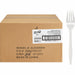 Genuine Joe Individually Wrapped Fork - 1 Piece(s) - Fork - 1 x Fork - Disposable - White - 1 Carton