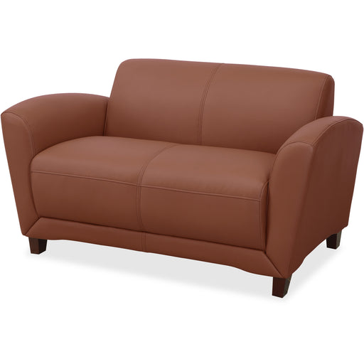 Lorell Accession Reception Loveseat - 55" x 31.5" x 34.5" Overall Dimension - 1 Each