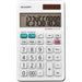 SHARP® EL-377WB 10-Digit Professional Handheld Calculator - Sign Change, Auto Power Off - 10 Digits - LCD - 0.3" Height x 2.8" Width x 4.8" Depth - White - Handheld - 1 Each