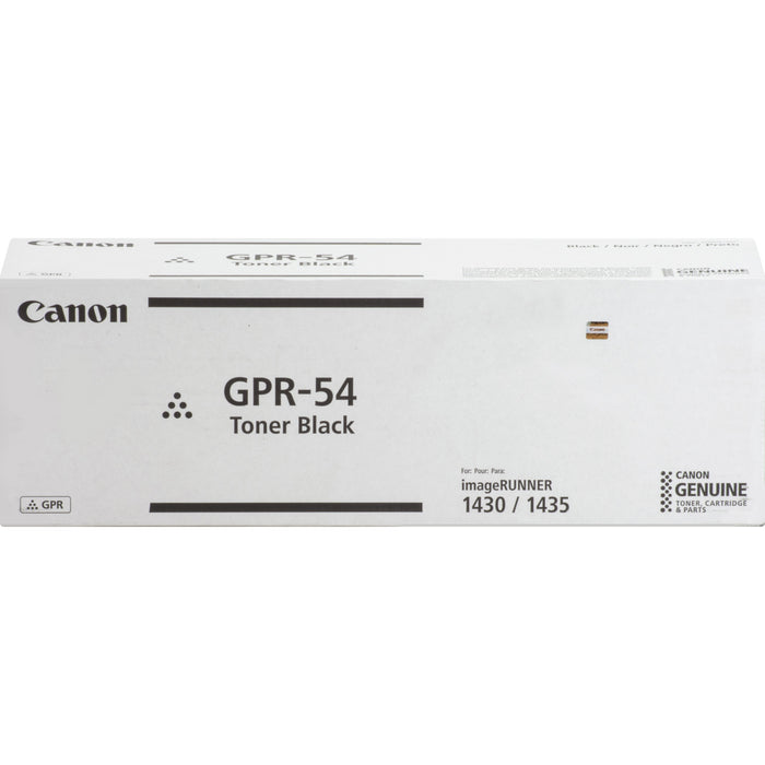 Canon GPR-54 Original Laser Toner Cartridge - Black - 1 Each - 17600 Pages