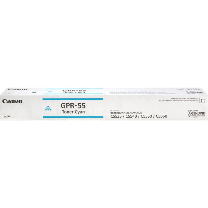 Canon GPR-55 Original Laser Toner Cartridge - Cyan - 1 Each - 60000 Pages