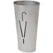 Alba Umbrella Holder - 12.2" Height x 10.2" Width x 10.2" Depth - Steel - Gray - Sturdy - 1 Each