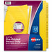 Avery® Heavy-Duty Plastic A-Z Industrial Dividers - 26 x Divider(s) - 26 Tab(s) - A-Z - 26 Tab(s)/Set - 8.5" Divider Width x 11" Divider Length - 3 Hole Punched - Yellow Plastic Divider - Yellow Plastic Tab(s) - 1 Set