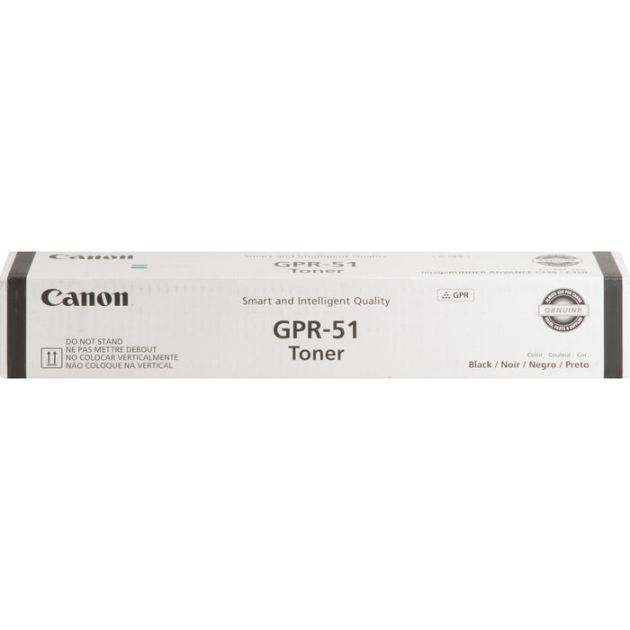 Canon GPR-51 Original Laser Toner Cartridge - Black - 1 Each - 19000 Pages