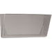 Storex Stacking Wall Pocket - 1 Pocket(s) - 7" Height x 4" Width x 16" Length - Stackable - Smoke - Poly - 1 Each