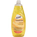 Genuine Joe Dish Detergent - For Pot - Concentrate - 38 fl oz (1.2 quart) - Lemon Scent - Recommended For: Grease Remover - Heavy Duty, Durable, Long Lasting, Film-free - Yellow - 1 Each