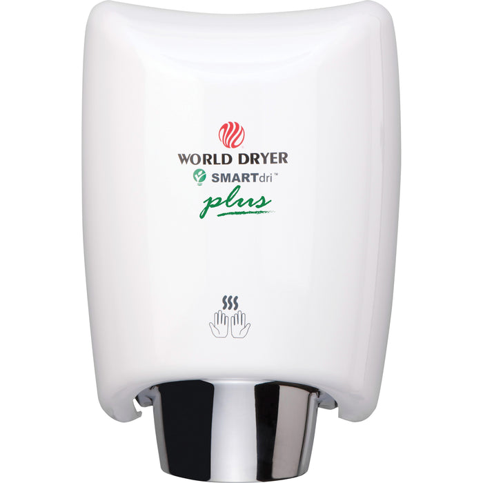 World Dryer SMARTdri Plus Intelligent Hand Dryer - Aluminum