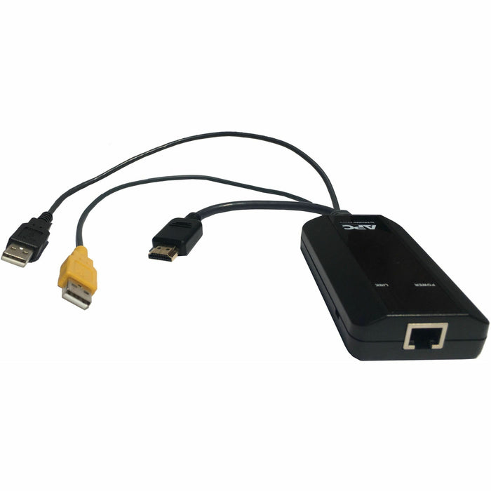 APC by Schneider Electric KVM 2G, Server Module, HDMI with Virtual Media and CAC - HDMI/RJ-45/USB Server Interface Module for Switch, KVM Switch, Server - First End: 1 x HDMI Digital Audio/Video - Male, 2 x USB - Male - Second End: 1 x RJ-45 Network - Fem