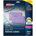 Avery® Easy Peel High Gloss Clear Mailing Labels - 2/3" Width x 1 3/4" Length - Permanent Adhesive - Rectangle - Inkjet, Laser - Glossy - Clear - Film - 60 / Sheet - 10 Total Sheets - 600 Total Label(s) - 600 / Pack
