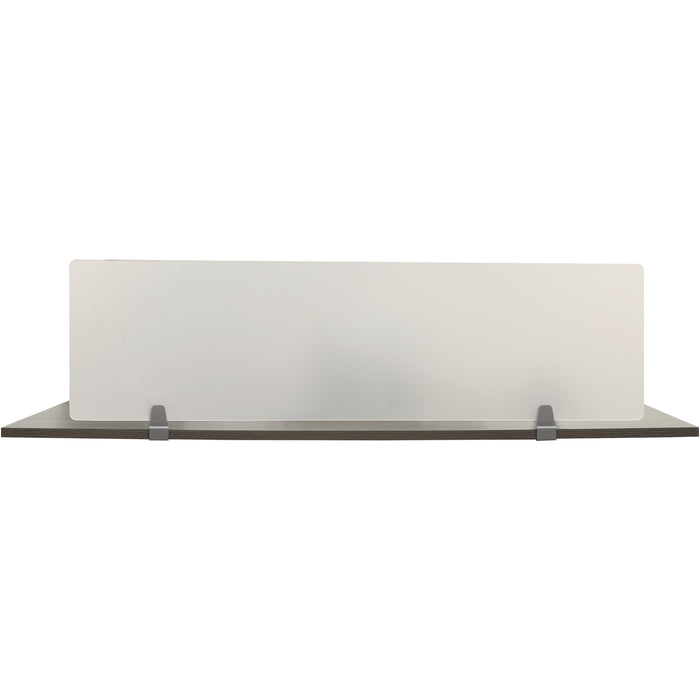 Lorell Relevance Series Modesty/Privacy Panel - 49.2" Width x 15.7" Height - Clear - 1 Each