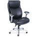 Lorell Wellness by Design Big & Tall Chair with Flexible Air Technology - Black Seat Color - Bonded Leather Seat Material - Black Back Color - Bonded Leather Back Material - 5-star Base - Armrest - 1 Each