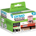 Dymo 1933088 Address Label - 2 21/64" Width x 4 1/64" Length - White - Plastic - 300 / Roll - 1 Each