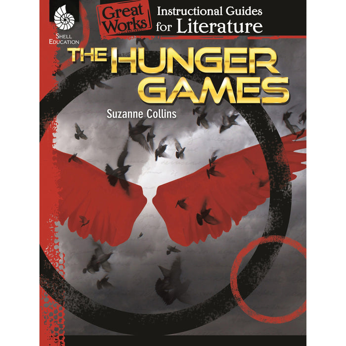 Shell Education The Hunger Games Resource Guide Printed Book by Suzanne Collins - 72 Pages - Book - Grade 4-8 - 1 Each