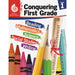 Shell Education Conquering First Grade Printed Book - 168 Pages - Book - Grade 1 - 1 Each