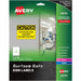 Avery® 7"x10" Removable Label Safety Signs - 7" Width x 10" Length - Removable Adhesive - Rectangle - Laser, Inkjet - White - Film - Water Resistant - 1 / Sheet - 15 Total Sheets - 15 / Pack