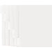 Business Source Straight Collated Print-on Tab Divider - Print-on Tab(s) - 5 Tab(s)/Set - 9" Divider Width x 11" Divider Length - Letter - White Divider - White Tab(s) - Unpunched - 1 Box
