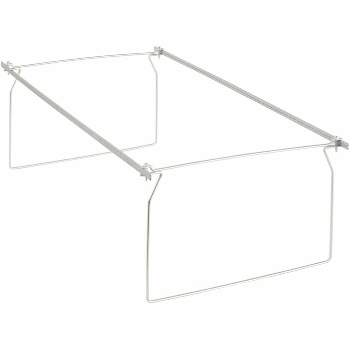 Business Source Premium File Folder Frames - Legal - Metal - Stainless Steel - 6 / Box