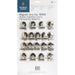Business Source Magnetic Grip Clips Pack - No. 1 - 1.3" Width - for Paper - Magnetic, Heavy Duty - Silver - 18 / Box