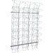 Alba Wire A4 Display 21 Compartments - 400 x Sheet - 21 Compartment(s) - Compartment Size : 1.57" - 44.09" Height x 30.71" Width x 5.12" Depth - Chrome - Metal - 1 Each