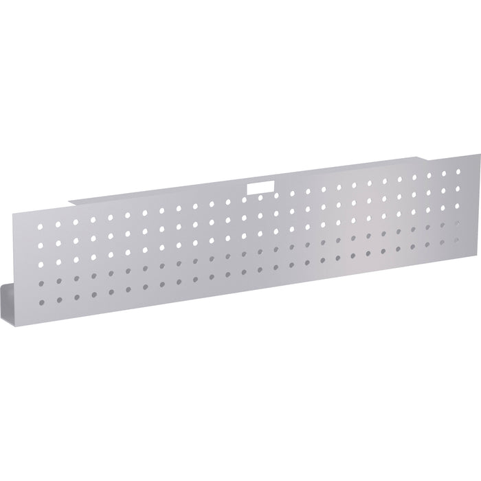 Lorell 48" Training Table Modesty Panel - 42" Width x 3" Depth x 10" Height - Steel - Metallic Silver - 1 Each