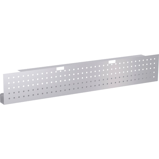 Lorell 60" Training Table Modesty Panel - 54" Width x 3" Depth x 10" Height - Steel - Metallic Silver - 1 Each