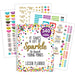 Teacher Created Resources Confetti Lesson Planner - Academic - 40 Week - Wire Bound - Multi - 11" Height x 8.5" Width - 1 Each