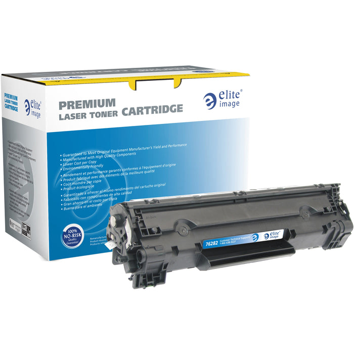 Elite Image Remanufactured Extended Yield Laser Toner Cartridge 83A (CF283A) - Black - 1 Each - 2000 Pages