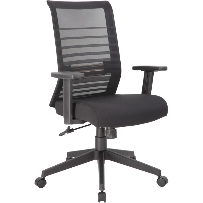 Boss Mesh Task Chair - Black Seat Color - Black Back Color - Mesh Back Material - Black Frame Color - 5-star Base - 1 Each