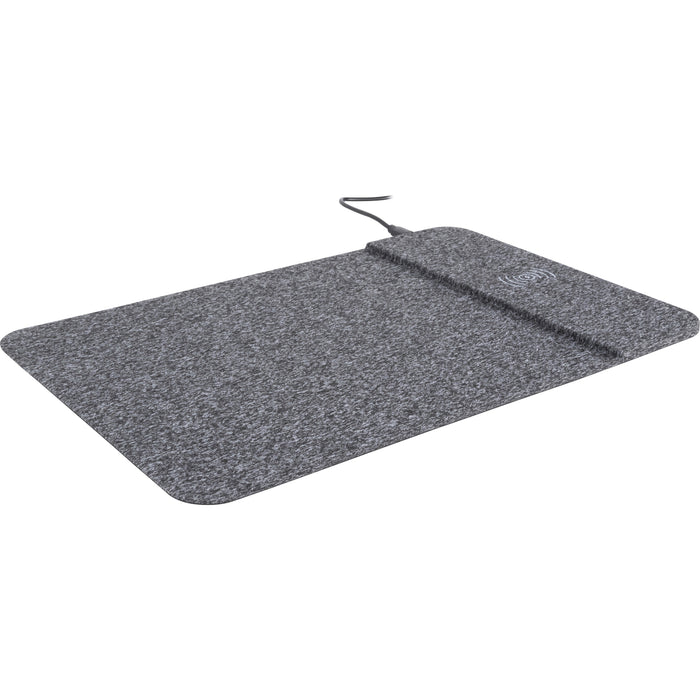 Allsop PowerTrack Wireless Charging Mousepad - (32192) - 0.25" Height x 13" Width x 8.75" Depth - Black - Fabric - Mouse - 1 Each