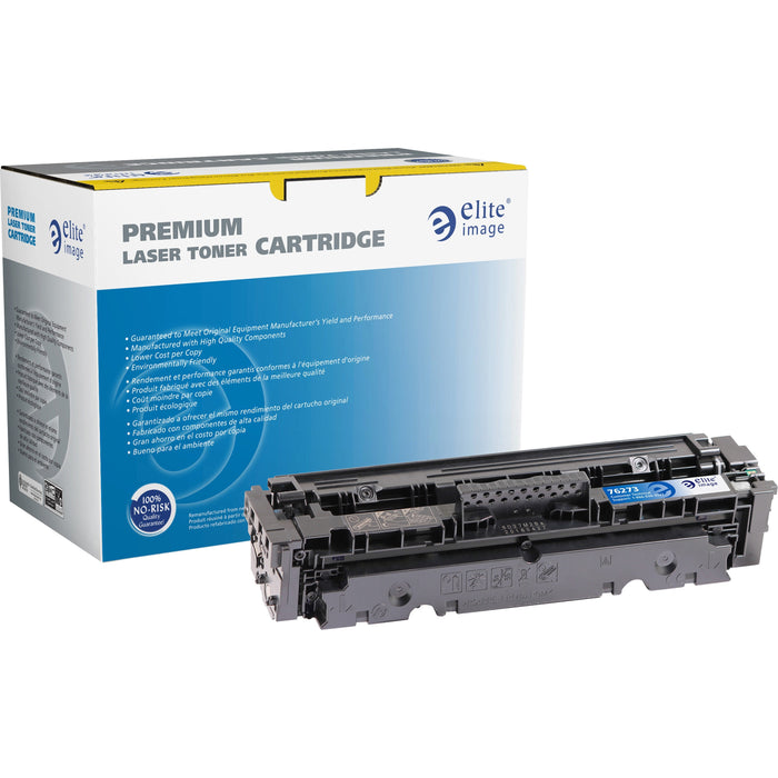 Elite Image Remanufactured Economy Yield Laser Toner Cartridge - Single Pack 410A (CF411A) - Cyan - 1 Each - 2300 Pages