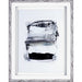 Lorell Abstract I Framed Artwork - 27.50" x 35.50" Frame Size - Brown, White - 1 Each