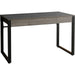 Lorell SOHO Desk with Center Drawer - 30" Height x 47" Width x 23.5" Depth - Total Drawer(s): 1 - Band Edge - Finish: Charcoal - 1 Each