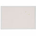 U Brands Linen Bulletin Board - 20" Board Height x 30" Board Width - Tan Cork Surface - Self-healing, Durable, Mounting System - White Wood Frame - 1 Each