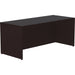 Lorell Essentials Series Rectangular Desk Shell - Rectangle - 29.5" Height x 70.9" Width x 29.5" Depth Desk Shell, 70.9" Width x 29.5" Depth x 1" Thickness - Finish: Espresso - 1 Each