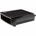 Storex Quick Stack Construction Paper Sorter - 500 x Sheet - 3 Compartment(s) - 8.40" Height x 11.25" Width x 13" Length - Black - Plastic - 1 Each