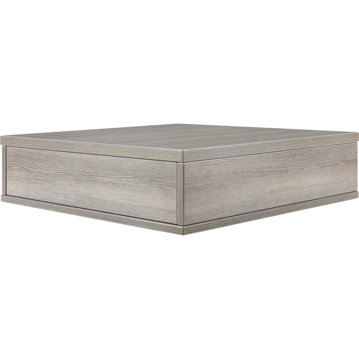 Lorell Contemporary Reception Collection Sectional Tabletop - 6.6" Height x 25.2" Width x 25.5" Depth - Finish: Weathered Charcoal, Laminate - For Meeting, Reception Area, Lounge - 1 Each