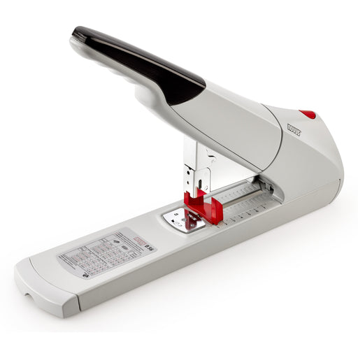 Novus B56 Heavy Duty Stapler - Staples Upto 210 Sheet of 80g/m² Paper - 3" Throat Depth - Off White - Steel, Plastic - 1 Carton