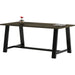 KFI 36x72" Solid Wood Top Midtown Table - Wood Grain Rectangle Top - 72" Table Top Length x 36" Table Top Width - 30" Height - Assembly Required - Poplar Wood Top Material - 1 Each