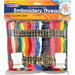 Creativity Street Embroidery Thread Pack - Assorted - 100 / Pack