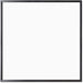 U Brands Magnetic Dry-Erase Board - 36" (3 ft) Width x 36" (3 ft) Height - White Painted Steel Surface - Black Wood Frame - Square - Horizontal/Vertical - Magnetic - 1 Each