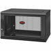 APC NetShelter WX 6U Single Hinged Wall-mount Enclosure 400mm Deep - For Networking, Airflow System - 6U Rack Height x 19" Rack Width x 12.95" Rack Depth - Wall Mountable - Black - 200.42 lb Static/Stationary Weight Capacity - 5 Year Warranty