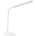 Data Accessories Company 21634 Desk Lamp - 15" Height - 6 W LED Bulb - Desk Mountable - White - for Office, Home, Dorm
