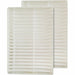 Lorell 3-in-1 Desk Lamp HEPA Air Filters - HEPA Filter For - Remove Dust - 0.5" Height x 2.3" Width - 1 Pack