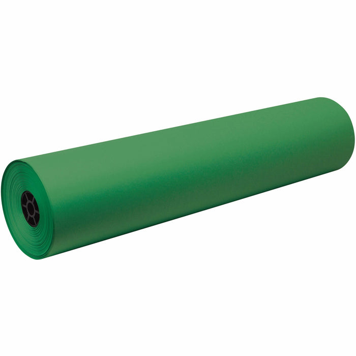 Tru-Ray Construction Paper Art Roll - Art Project, Mural, Banner - 36" Width x 500 ft Length - Festive Green - Sulphite - 1 Roll