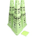 Impact TriVu Social Distancing 3 Sided Safety Cone - Print/Message "Caution Maintain Social Distancing, At Least 6 Ft Distance from Others, Masks Must Be Worn in this Facility" - 14.8" Width x 40" Height - Cone Shape - Three-sided, UV Protected - Plastic