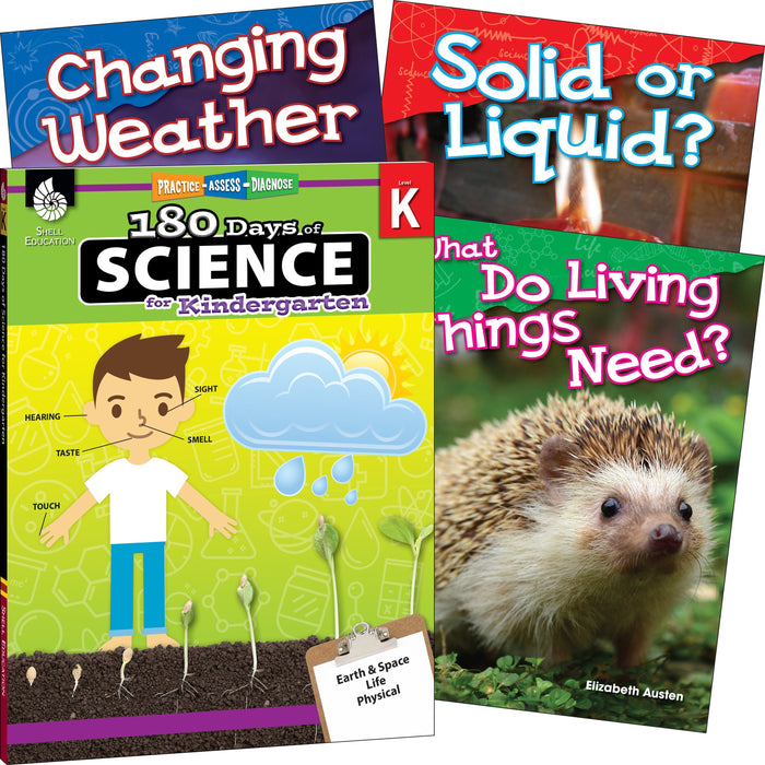 Shell Education Learn At Home Science 4-book Set Printed Book - Book - Grade K - English - 1 Set