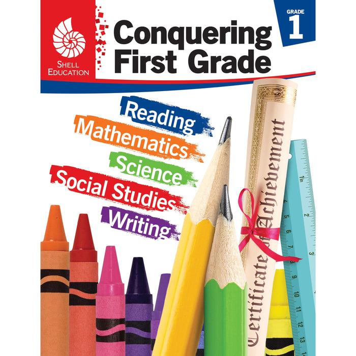 Shell Education Conquering Home/Classwork Book Set Printed Book - Book - Grade 1 - Multilingual - 1 Set