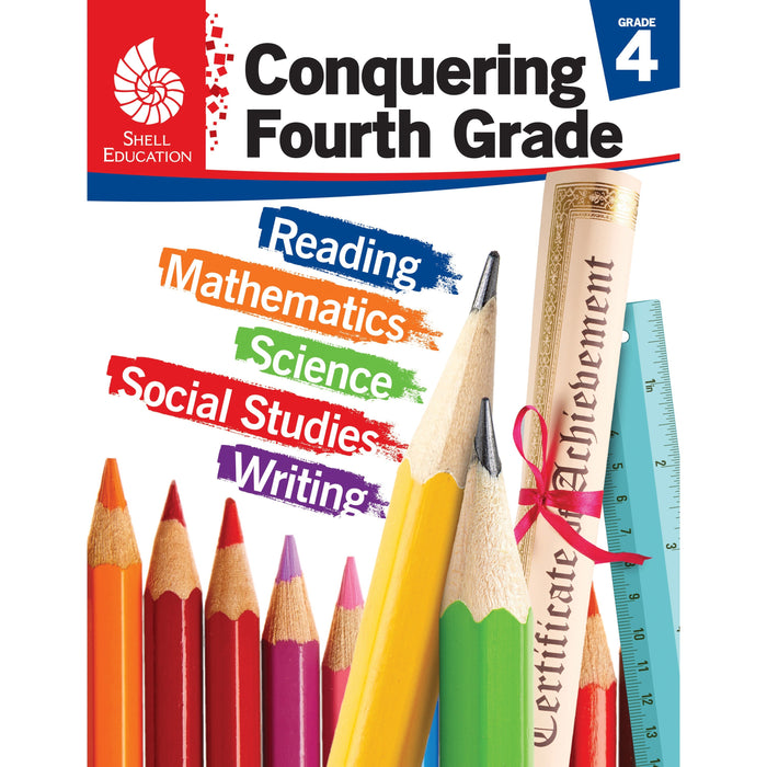 Shell Education Conquering Home/Classwork Book Set Printed Book - Book - Grade 4-5 - Multilingual - 1 Set